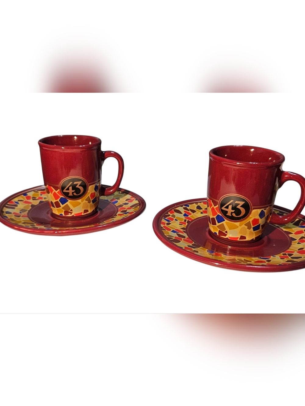 Pair of Licor 43 Coffee Cocktail Cup and Saucer